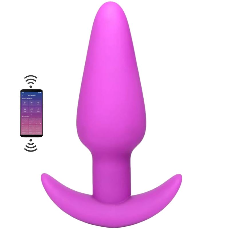 Erox Nano Deep Rose Telefon Kontrollü Titreşimli Anal Plug