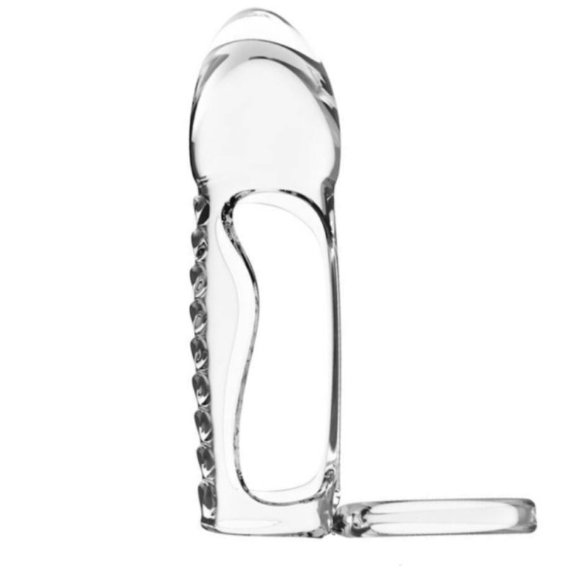 Leten Crystal Penis Sleeve Medical Silicone G Point Penis Kılıfı Model2