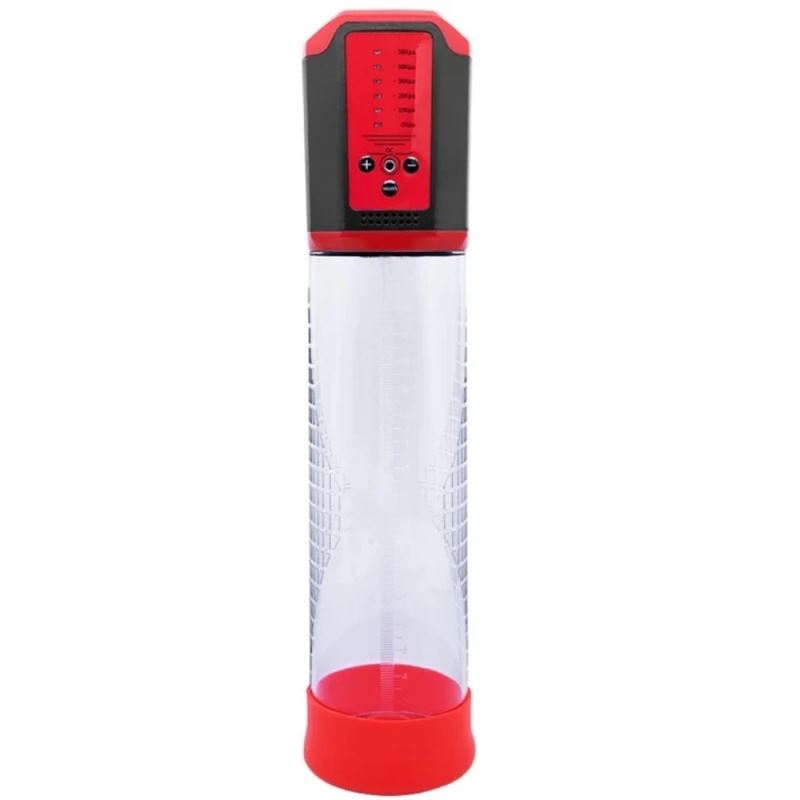 Sexual Passion Pump Lcd Bigger Man Red 5 Mod Otomatik Penis Pompası