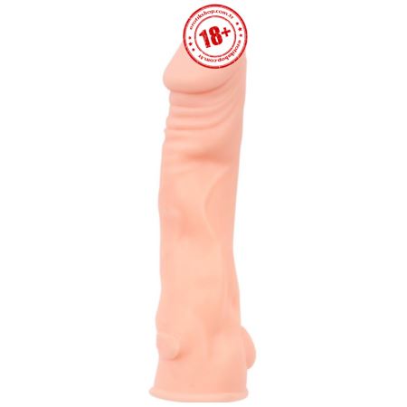 Erox Enlargement Penis Sleeve Flexible Realistik Penis Kılıfı