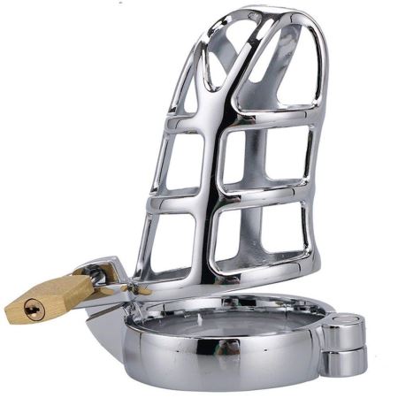 Sexual World Master Male Chastity Metal Spider Cock Cage Penis Kilidi 45 mm