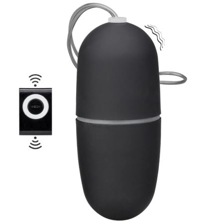 Sexual World Remote Control Egg Vibe 20 Mod Giyilebilir Mini Vibratör-Black