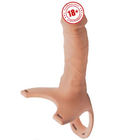 Size Matters Hollow Strap-On 25 cm İçi Boş Kemerli Penis-Flesh